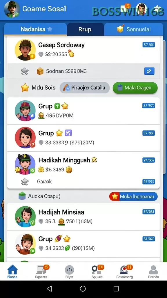 Cuplikan layar RPRPRP — aktivitas